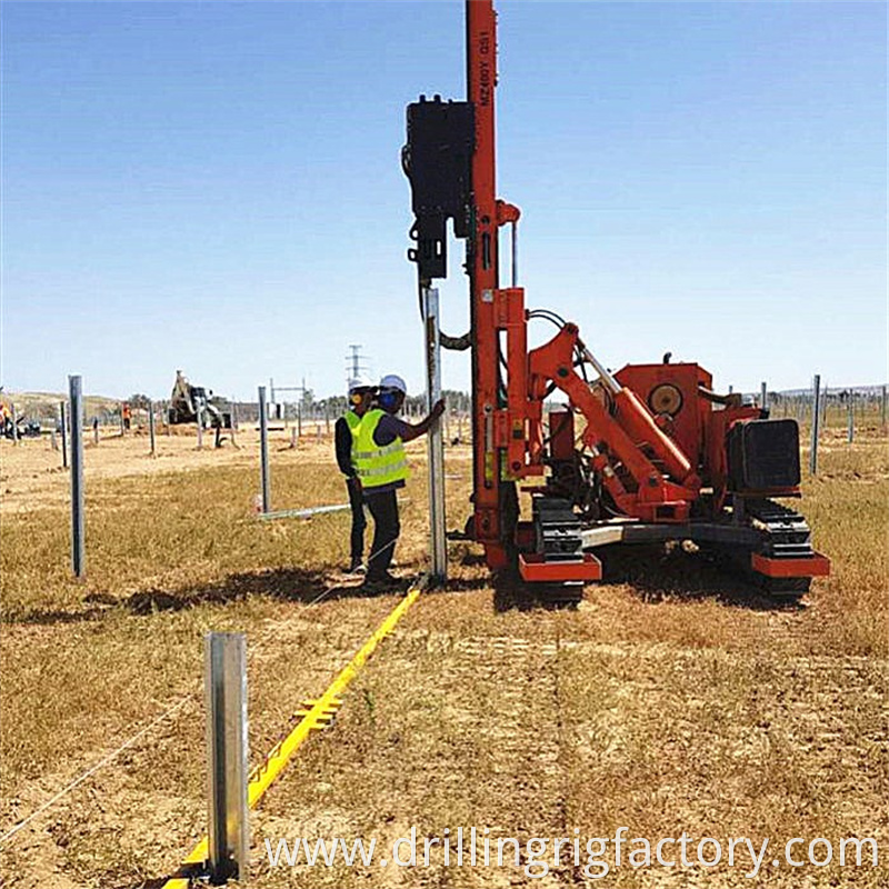 solar pile driver 